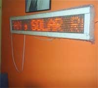 Solar Powered LED Display Board